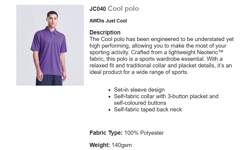Smart / Casual Polo Shirt - Lighter fabric - WHITE
