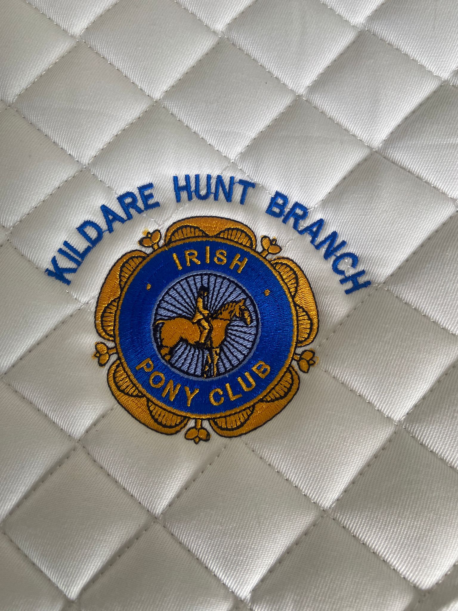 KHPC logo on Saddle Pad