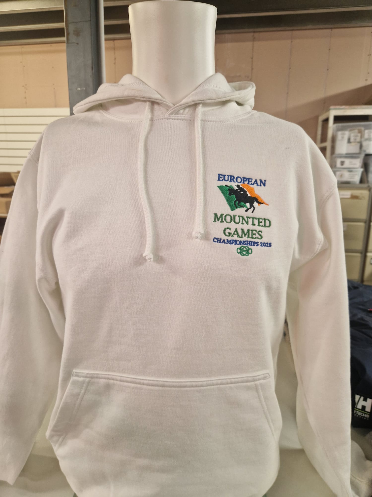 Euros 2025 Hoodies front white