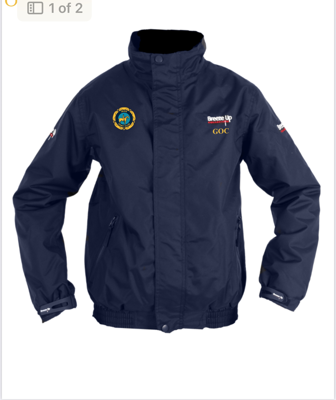 Club Breeze up Jacket front