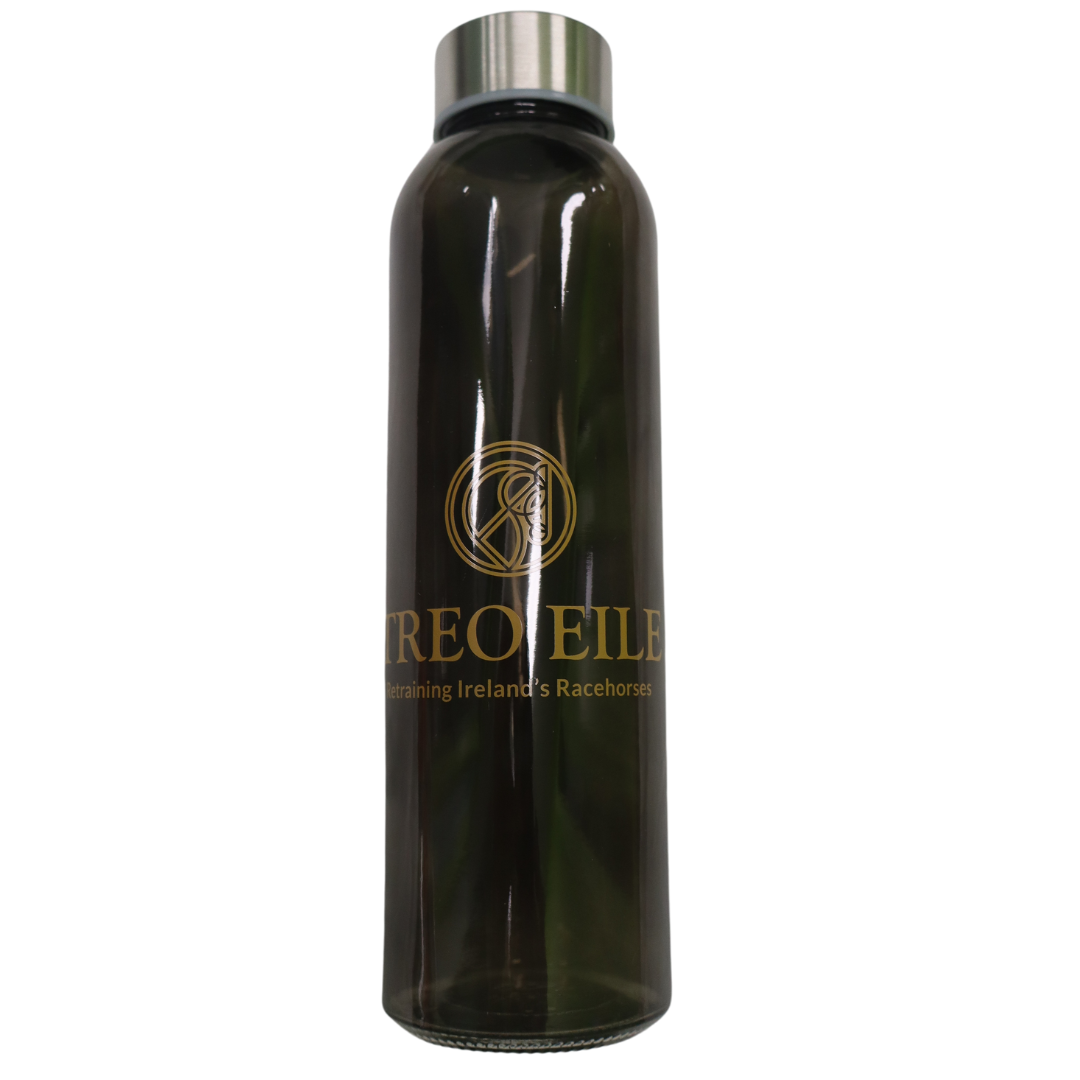 Treo Eile Glass Water Bottle - Black