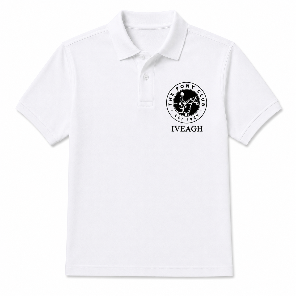 Polo shirt cotton white
