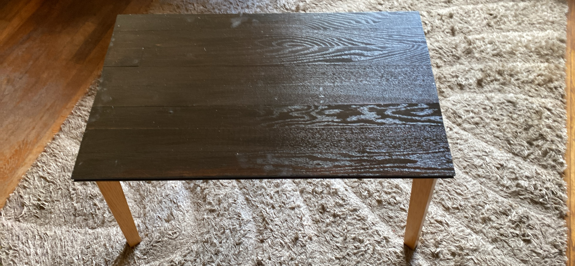 Unique Solid Oak Coffee Table.