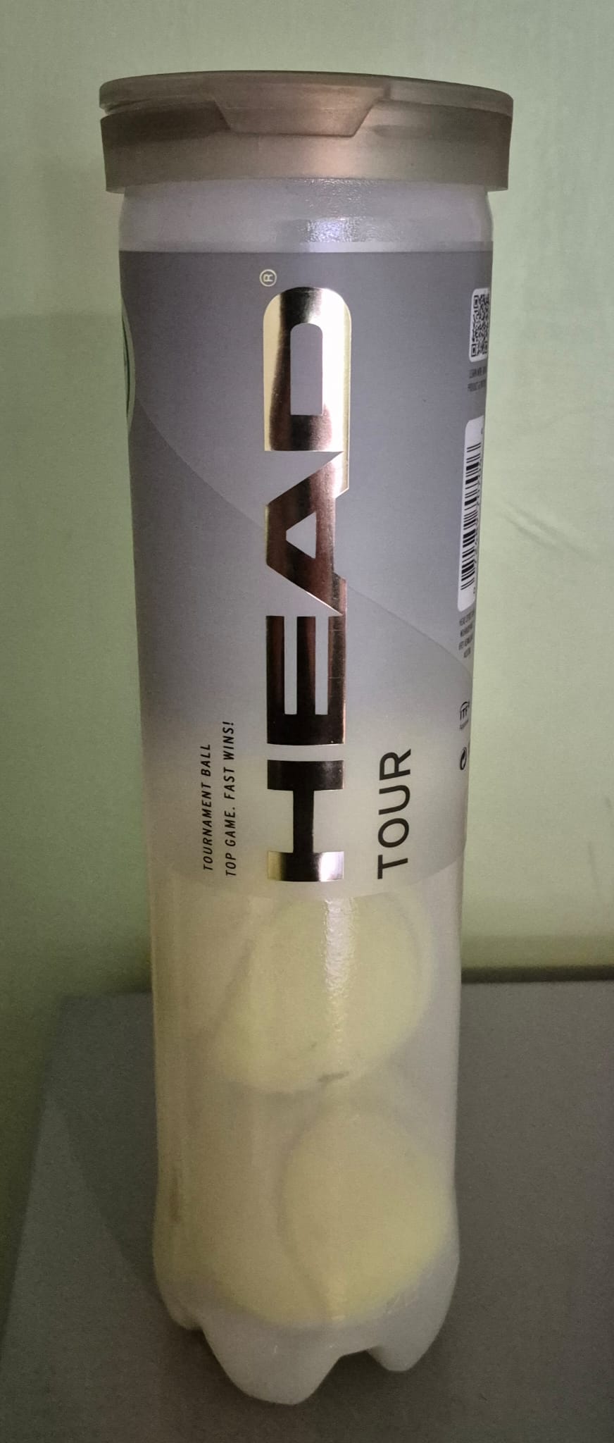 Head Tour tube of 4x balls